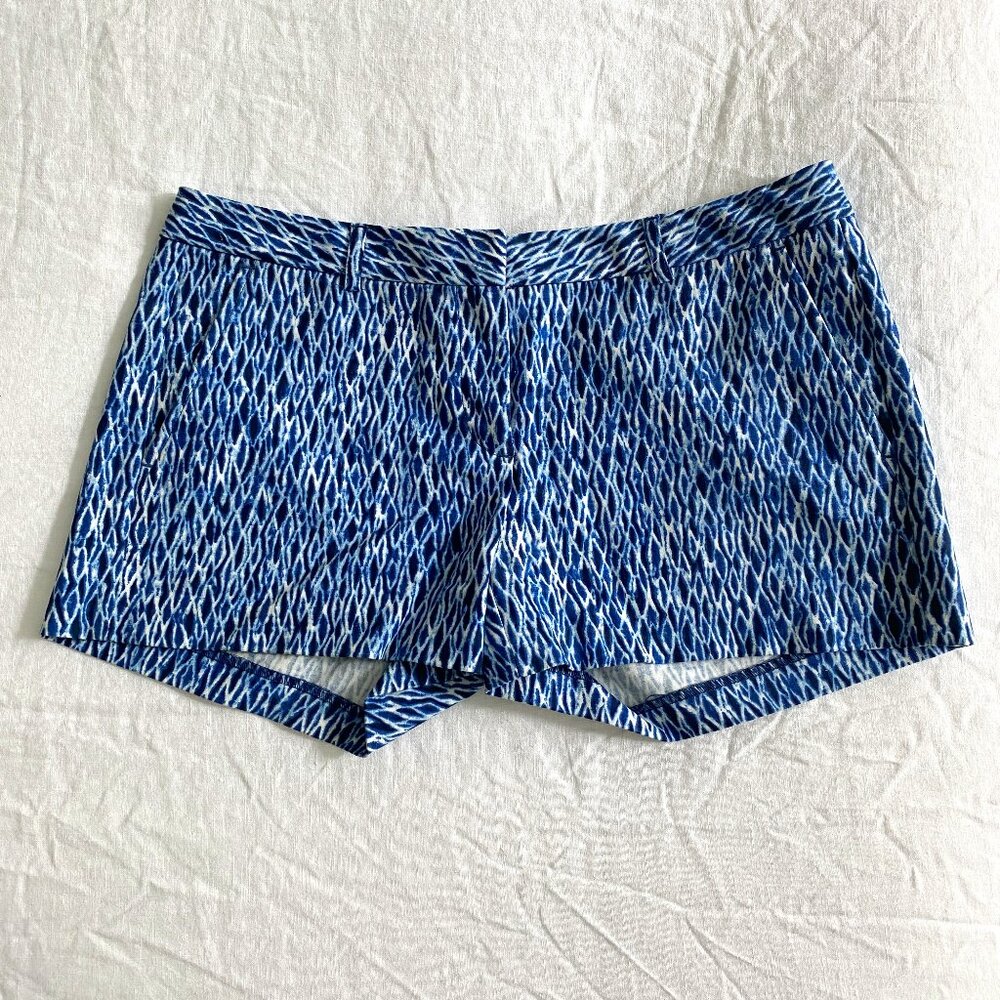 Michael Kors blue and white shorts